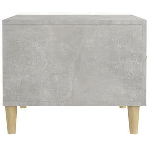 Betongrauer Couchtisch 50x50 cm