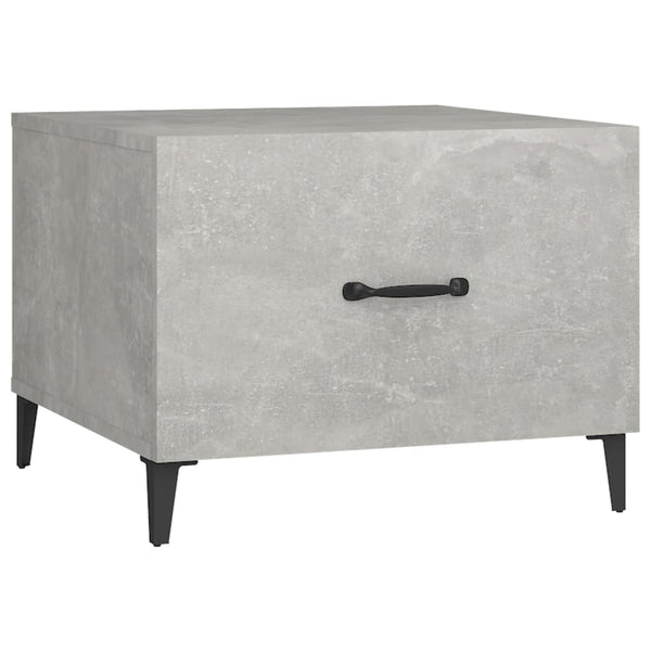Betongrauer Couchtisch 50x50 cm