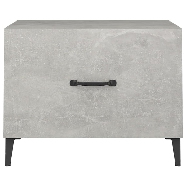 Betongrauer Couchtisch 50x50 cm