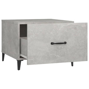 Betongrauer Couchtisch 50x50 cm