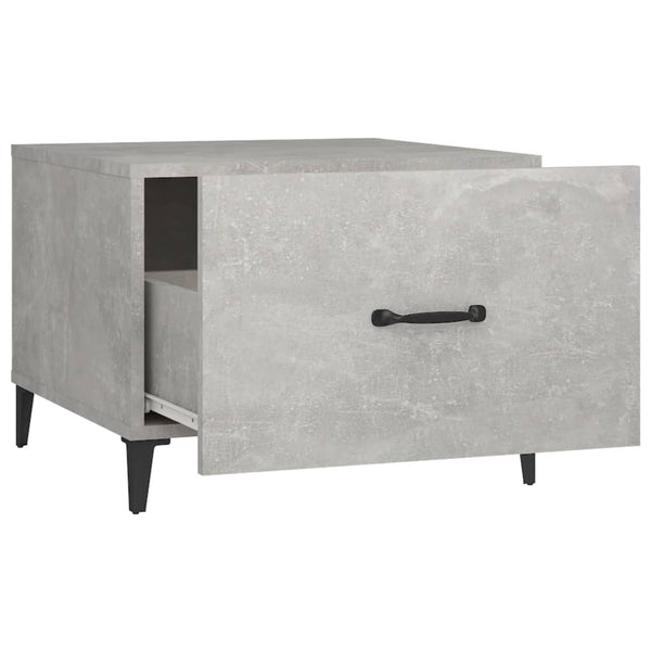 Betongrauer Couchtisch 50x50 cm