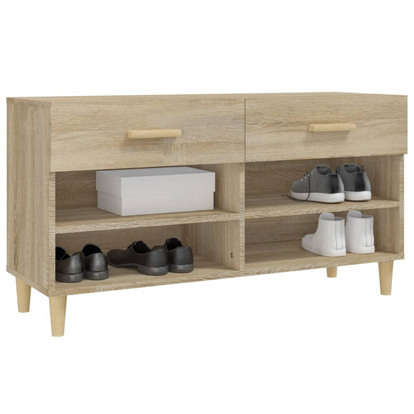 Schuhschrank Sonoma Eiche 102x35x55 cm