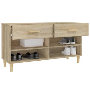 Schuhschrank Sonoma Eiche 102x35x55 cm