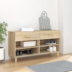 Schuhschrank Sonoma Eiche 102x35x55 cm