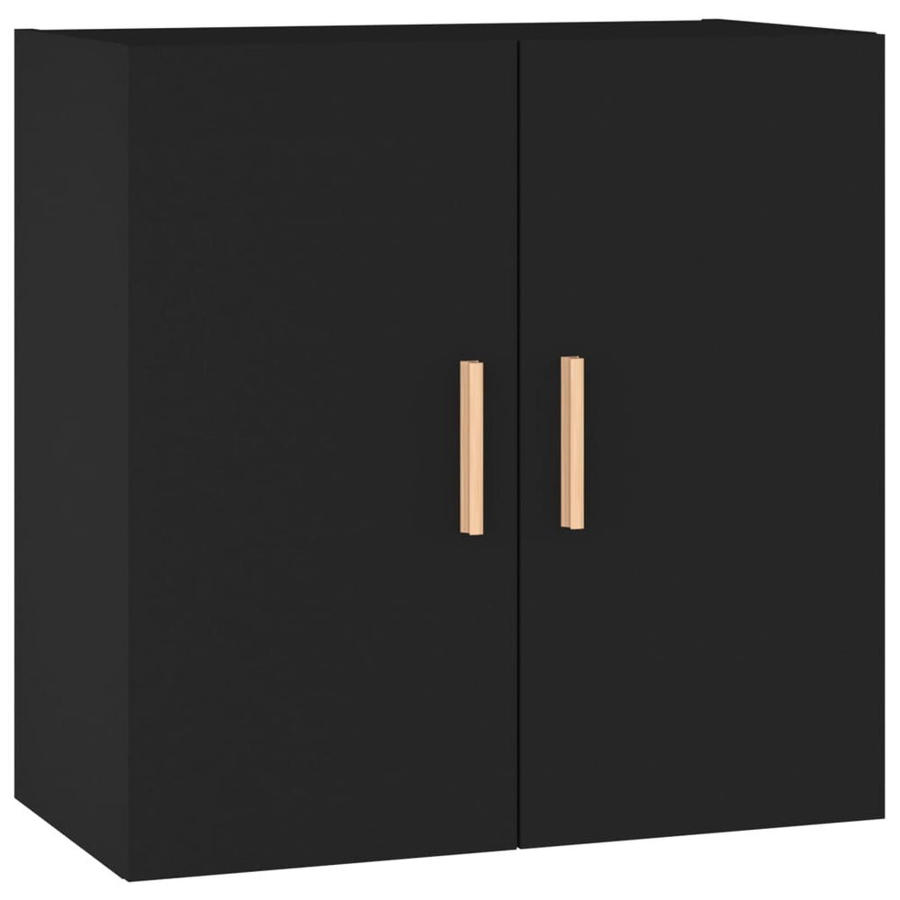 Wandschrank Schwarz 60x60 cm