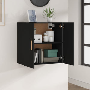 Wandschrank Schwarz 60x60 cm