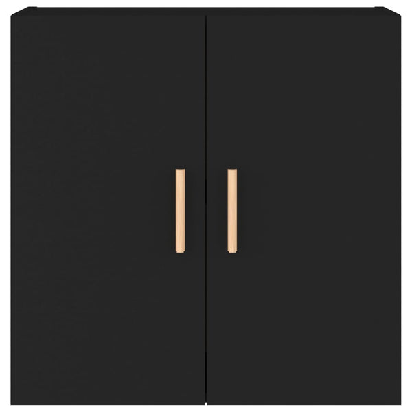 Wandschrank Schwarz 60x60 cm