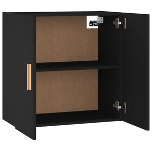 Wandschrank Schwarz 60x60 cm