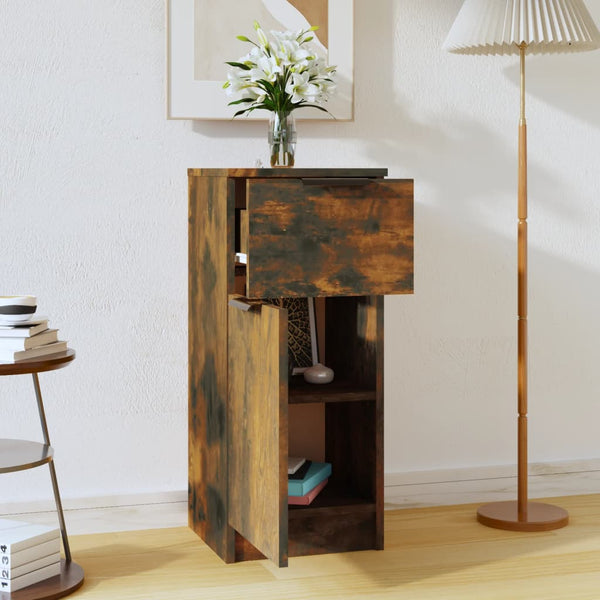 Sideboard Räuchereiche 30x30x70 cm