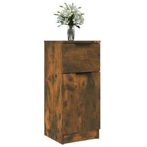 Sideboards 2er Set Räuchereiche 30x30x70 cm