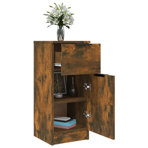 Sideboards 2er Set Räuchereiche 30x30x70 cm
