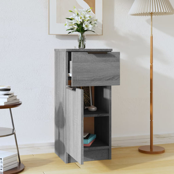 Graues Sideboard Sonoma 30x30x70 cm