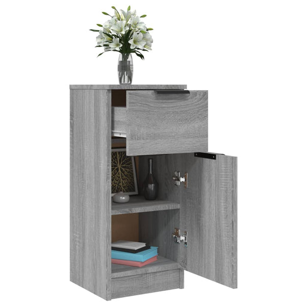 Graues Sideboard Sonoma 30x30x70 cm