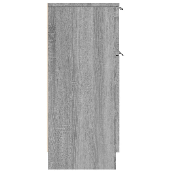 Graues Sideboard Sonoma 30x30x70 cm