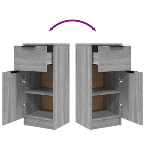 Graues Sideboard Sonoma 30x30x70 cm