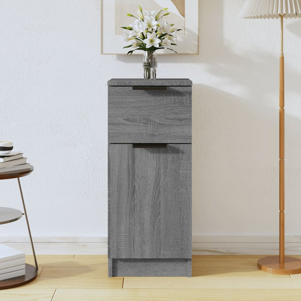 Graues Sideboard Sonoma 30x30x70 cm