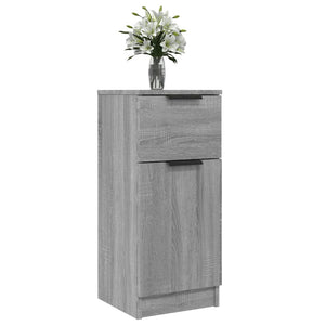 Sideboards 2er Set Grau Sonoma 30x30x70 cm
