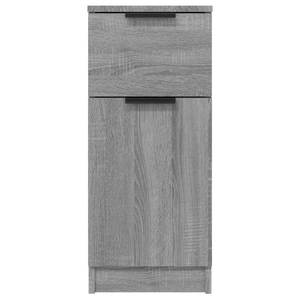 Sideboards 2er Set Grau Sonoma 30x30x70 cm