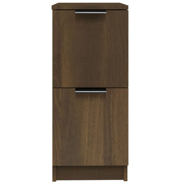 Sideboard Braun Eichen-Optik 30x30x70 cm
