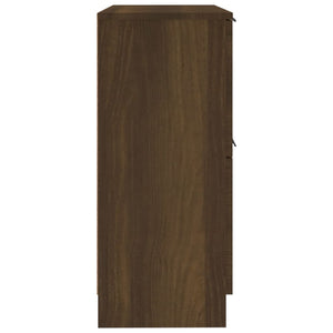 Sideboard Braun Eichen-Optik 30x30x70 cm