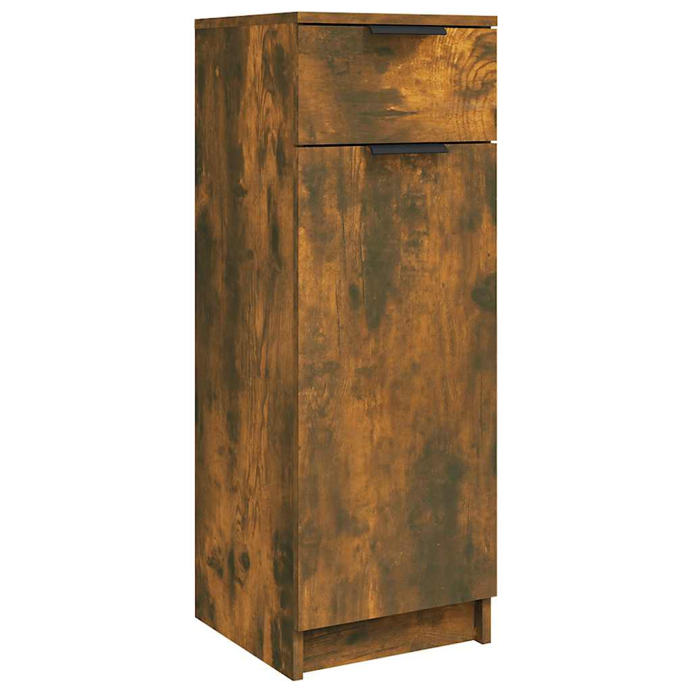 Badschrank Räuchereiche 32x34x90 cm