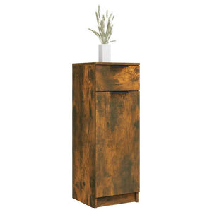 Badschrank Räuchereiche 32x34x90 cm