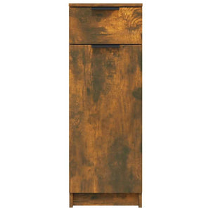 Badschrank Räuchereiche 32x34x90 cm