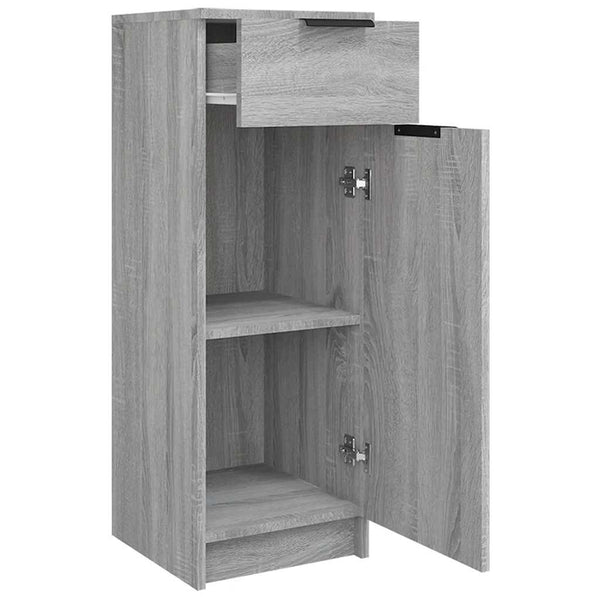 Badschrank Grau Sonoma 32x34x90 cm