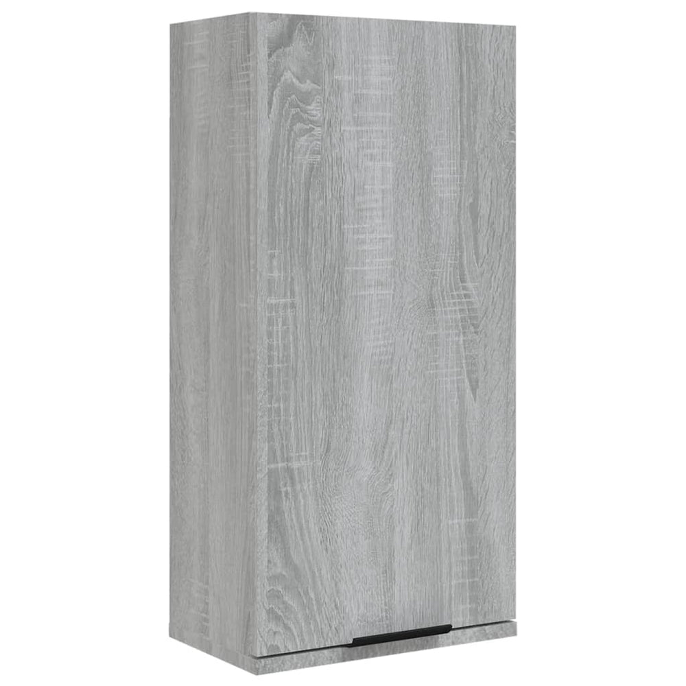 Wand Badschrank Grau Sonoma 32x20x67 cm