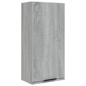 Wand Badschrank Grau Sonoma 32x20x67 cm