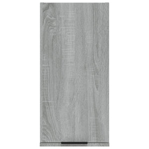 Wand Badschrank Grau Sonoma 32x20x67 cm