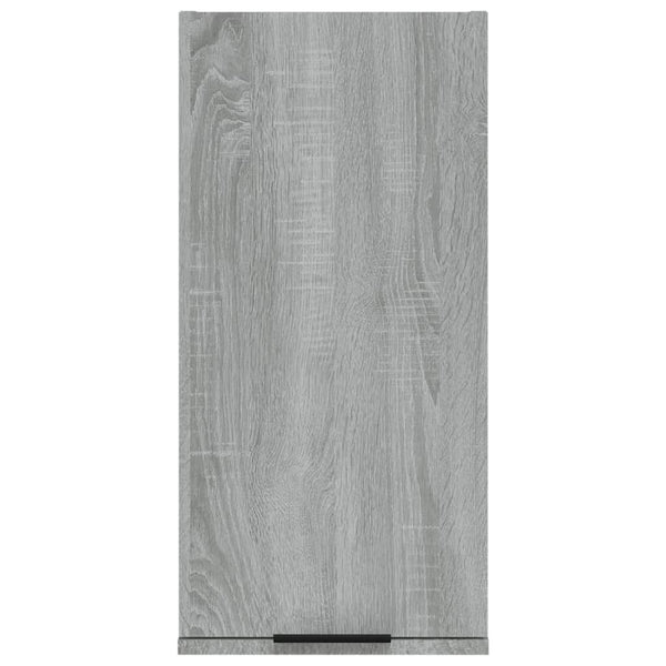 Wand Badschrank Grau Sonoma 32x20x67 cm