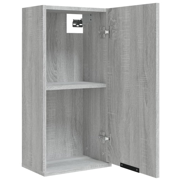 Wand Badschrank Grau Sonoma 32x20x67 cm