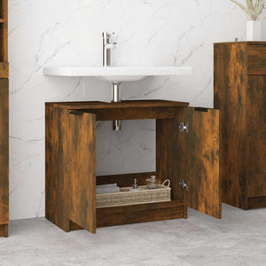 Badschrank Räuchereiche 64,5 cm