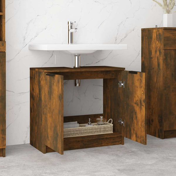 Badschrank Räuchereiche 64,5 cm