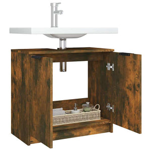 Badschrank Räuchereiche 64,5 cm