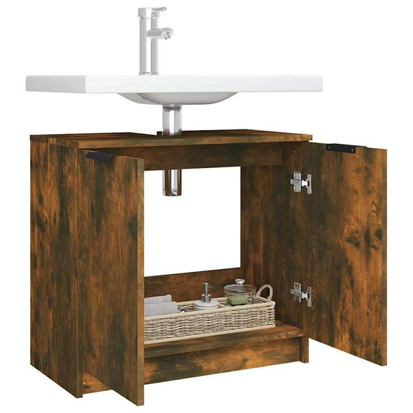 Badschrank Räuchereiche 64,5 cm