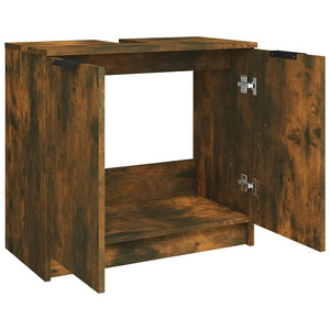 Badschrank Räuchereiche 64,5 cm