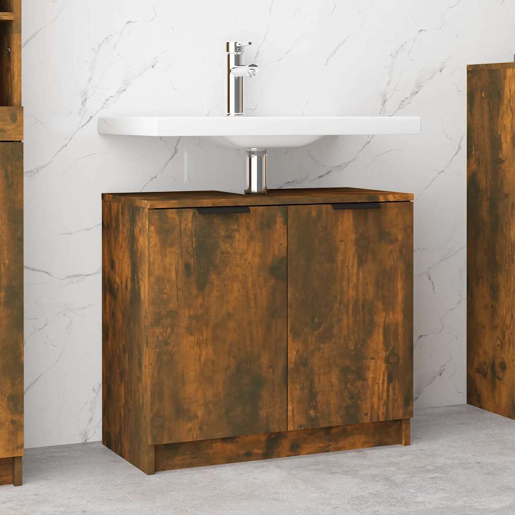 Badschrank Räuchereiche 64,5 cm