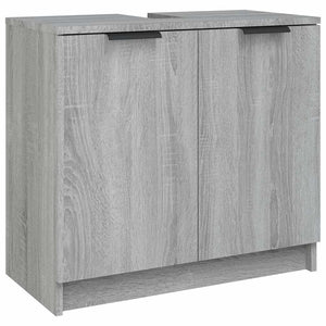 Badschrank Grau Sonoma 64,5 cm