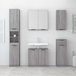 Badschrank Grau Sonoma 64,5 cm