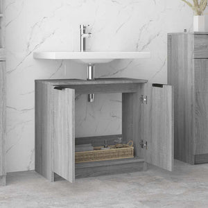 Badschrank Grau Sonoma 64,5 cm