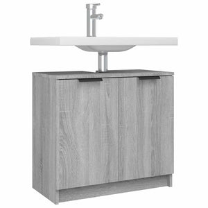 Badschrank Grau Sonoma 64,5 cm