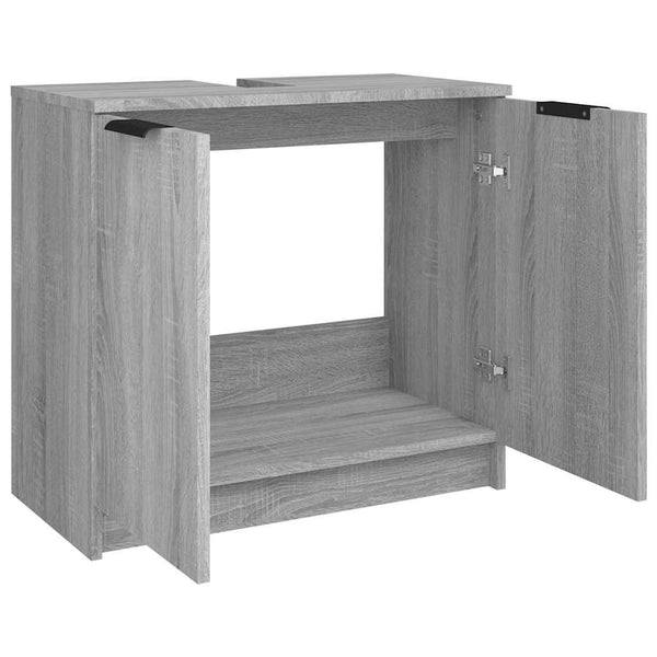 Badschrank Grau Sonoma 64,5 cm