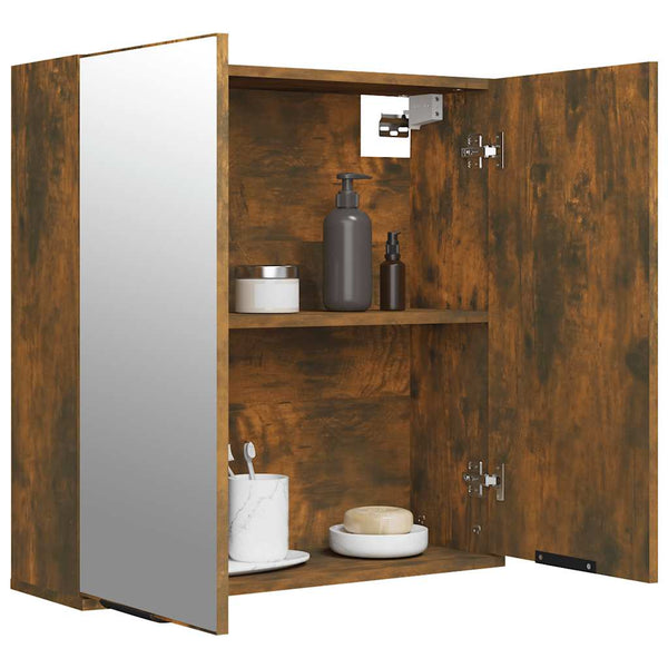 Bad Spiegelschrank Räuchereiche 64cm