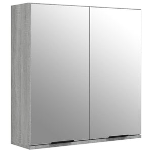 Bad-Spiegelschrank Grau Sonoma 64 cm