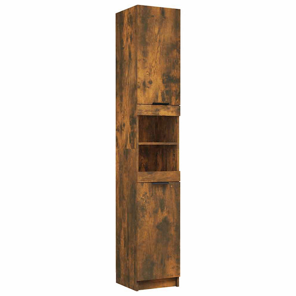 Badschrank Räuchereiche, 188cm