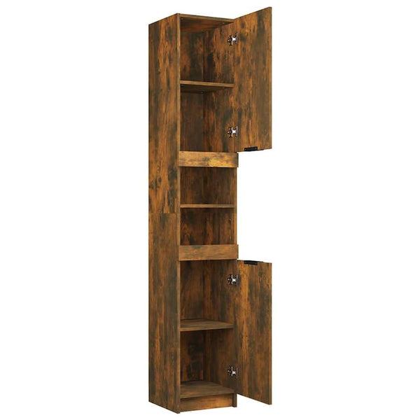 Badschrank Räuchereiche, 188cm