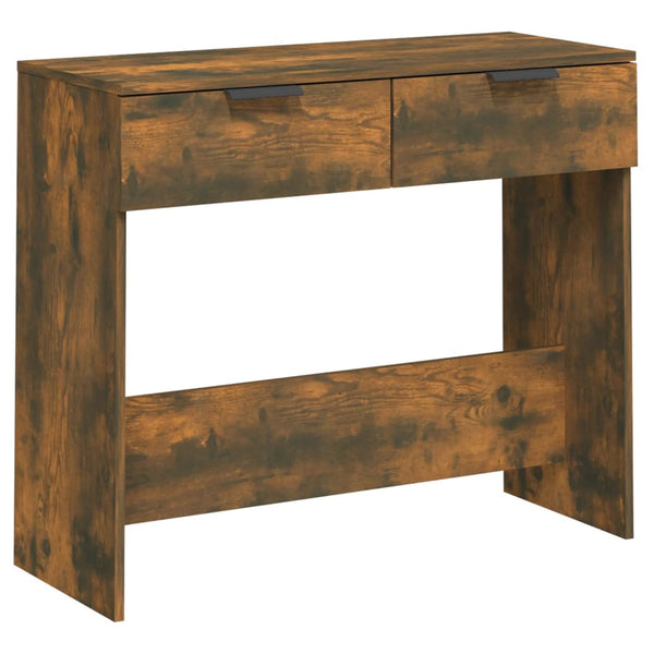 Konsolentisch Räuchereiche 90 cm mit Schubladen