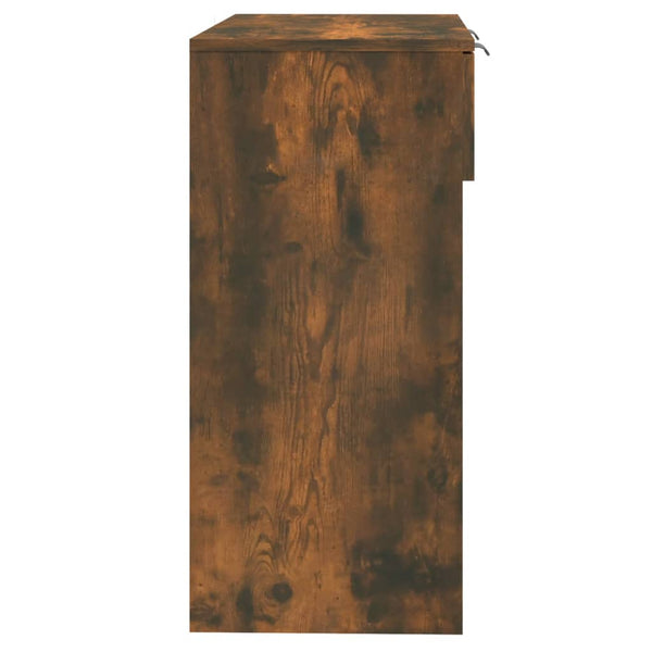 Konsolentisch Räuchereiche 90 cm mit Schubladen
